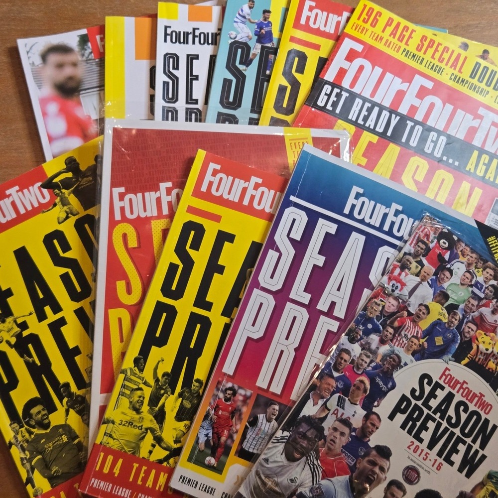 FourFourTwo Magazine Lot Season Preview Magazine 2015-2024 Football Guide